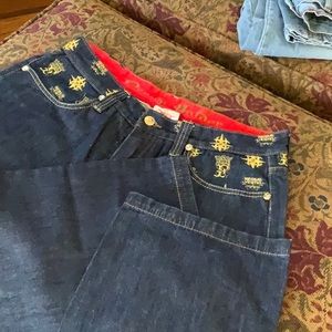 Crown Holder Mens Jeans size 36 super wide leg